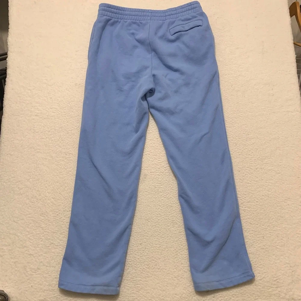 Nike UNC Tar Heels Sweatpants Mens M 33x30 Carolina Fleece Open Hem Logo Blue